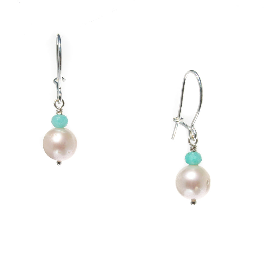 pearl hook earrings