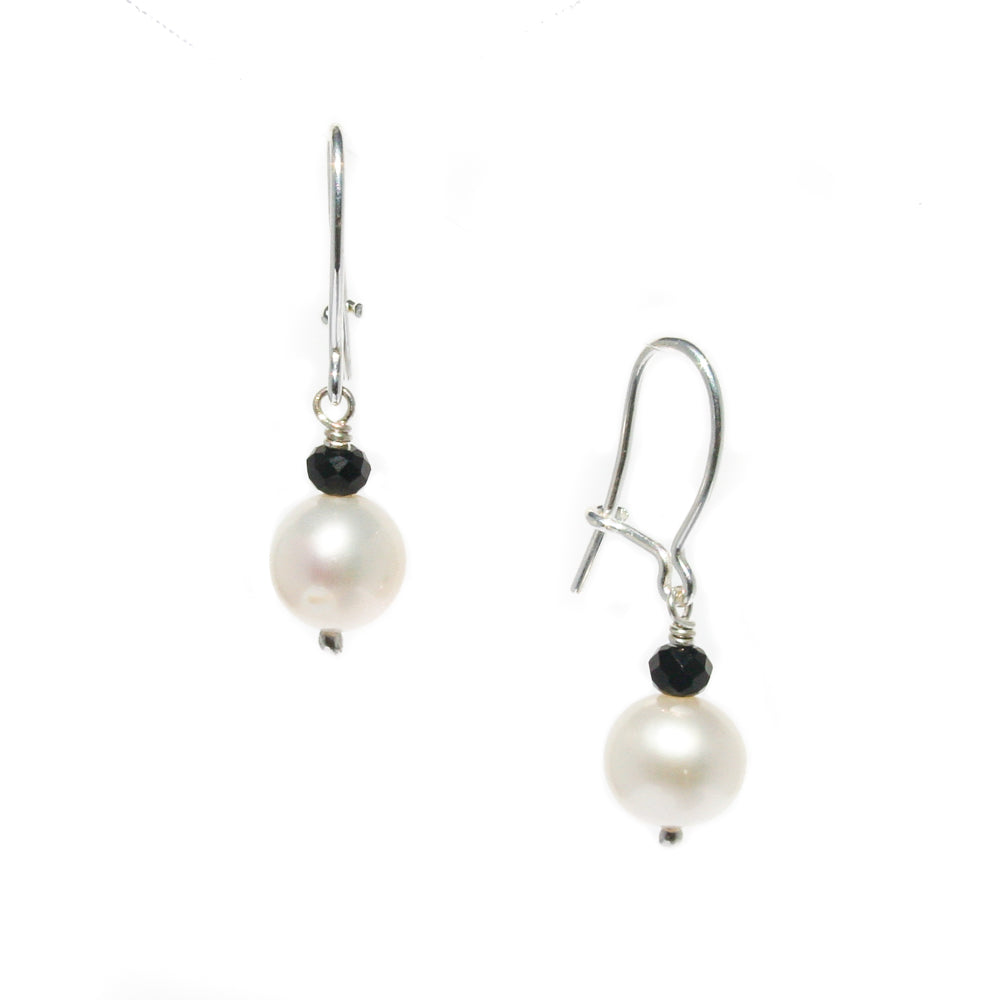 pearl hook earrings