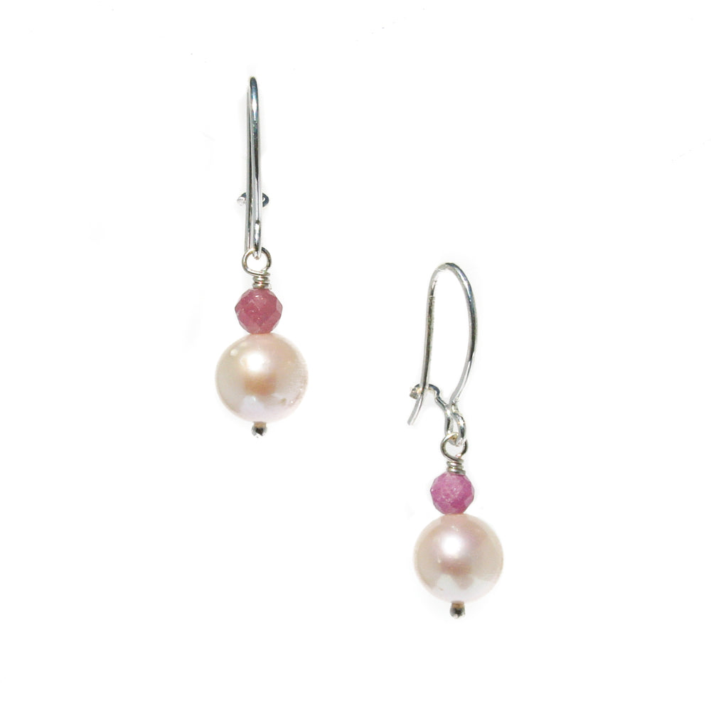 pearl hook earrings