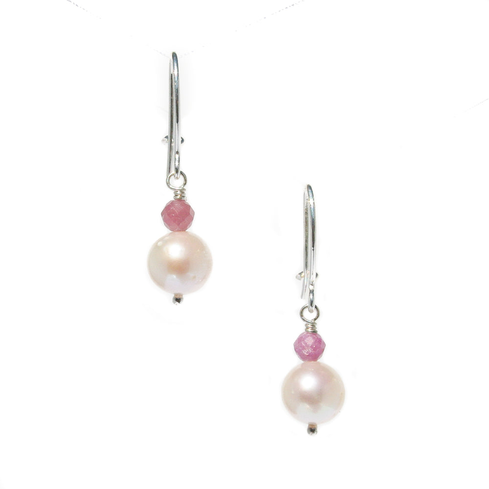 Pearl hook earrings