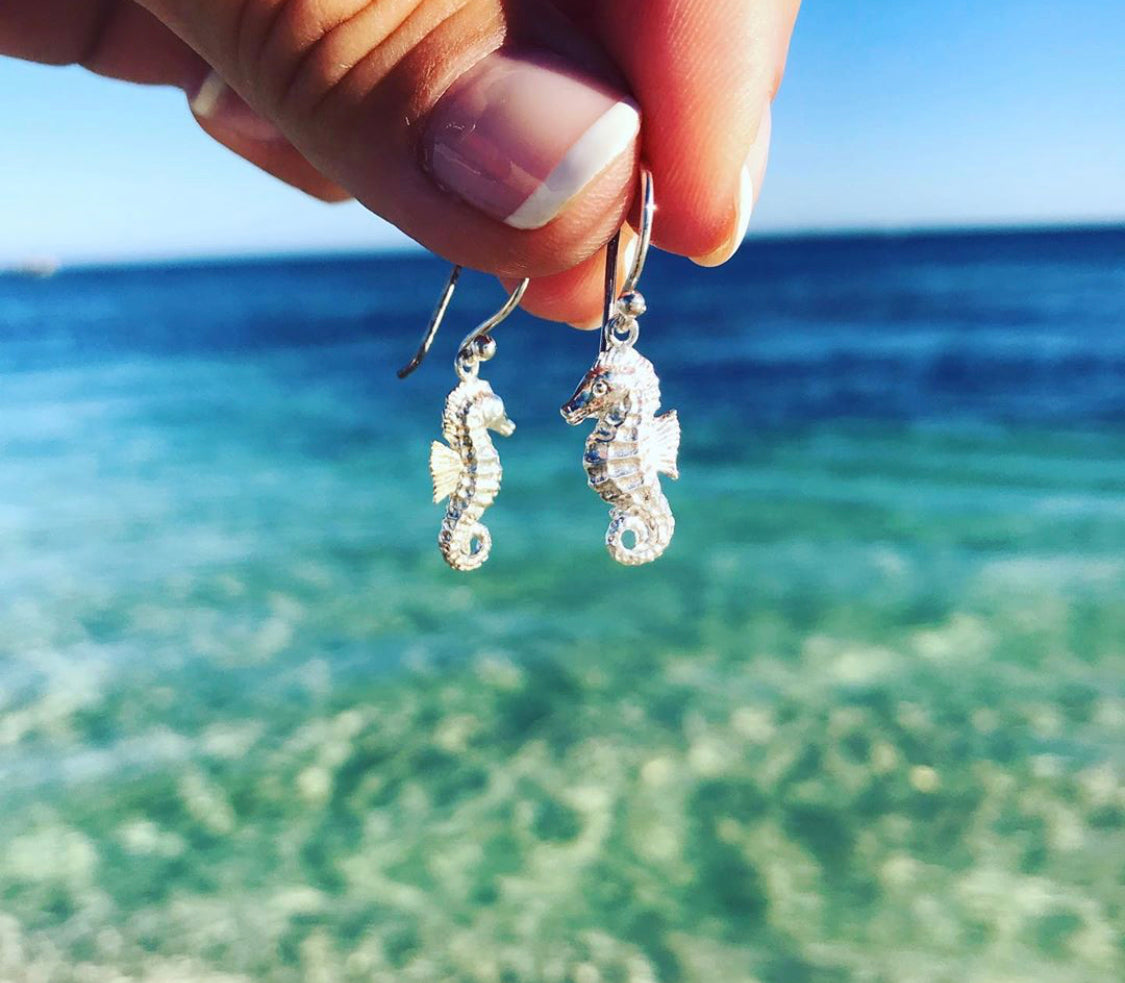 seahorse earrings