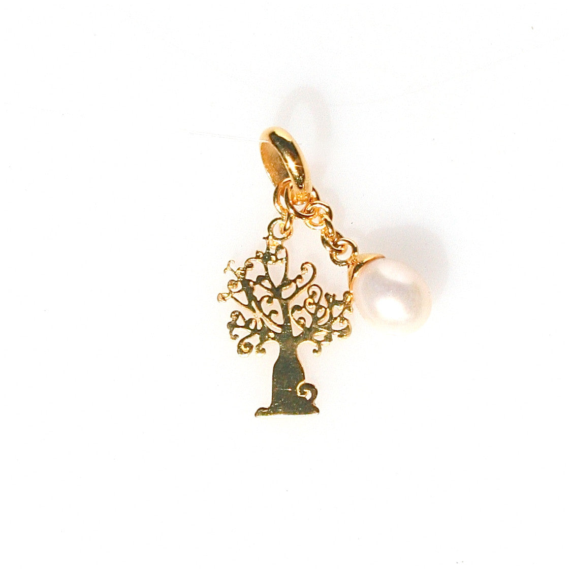 gold boab Tree pendant