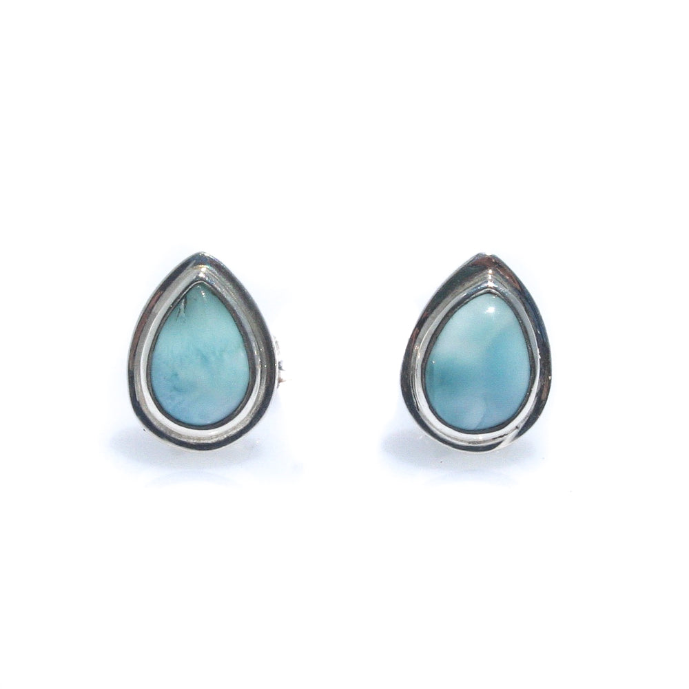 Larimar on sale earrings studs