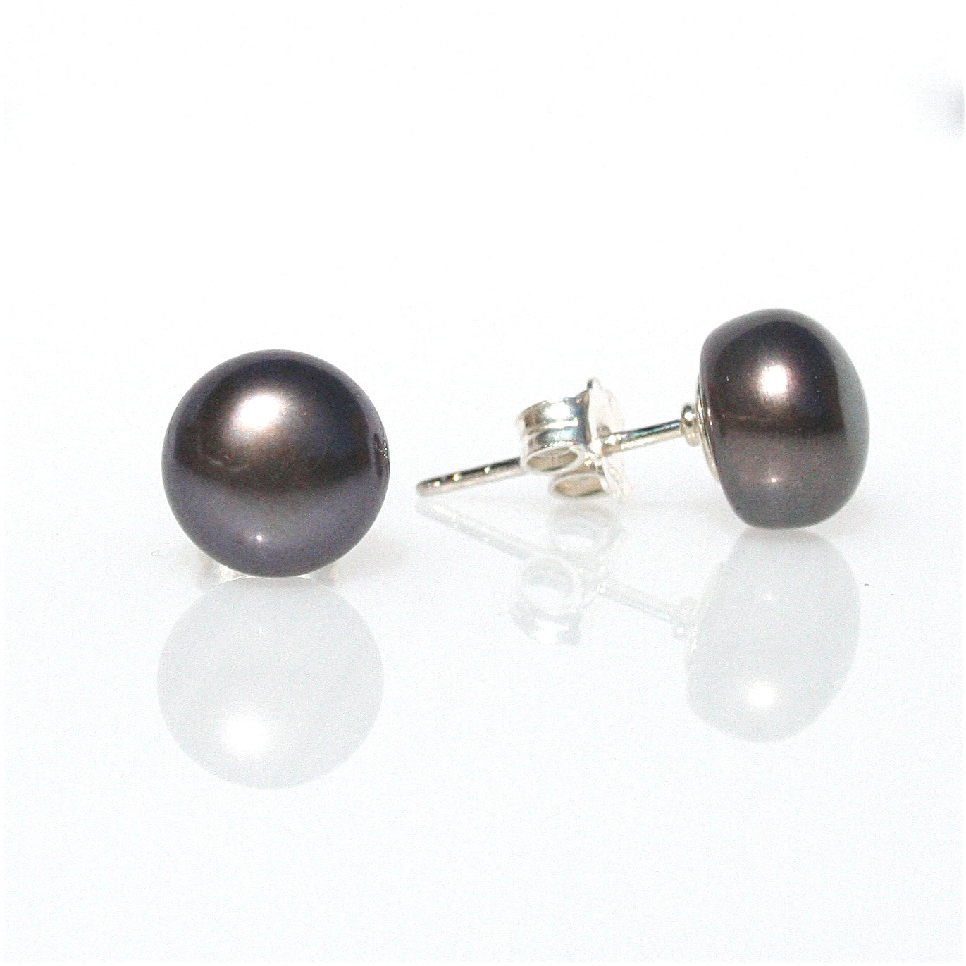 black pearl studs