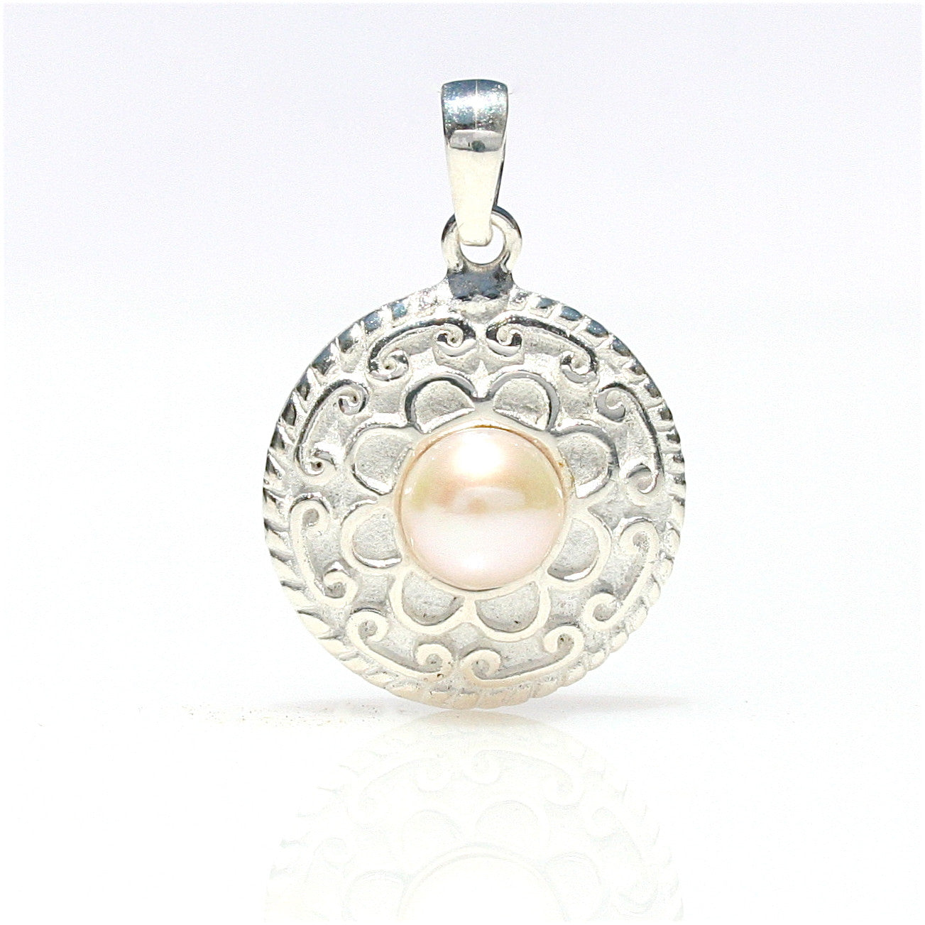bohemian pearl pendant