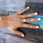 white pearl ring