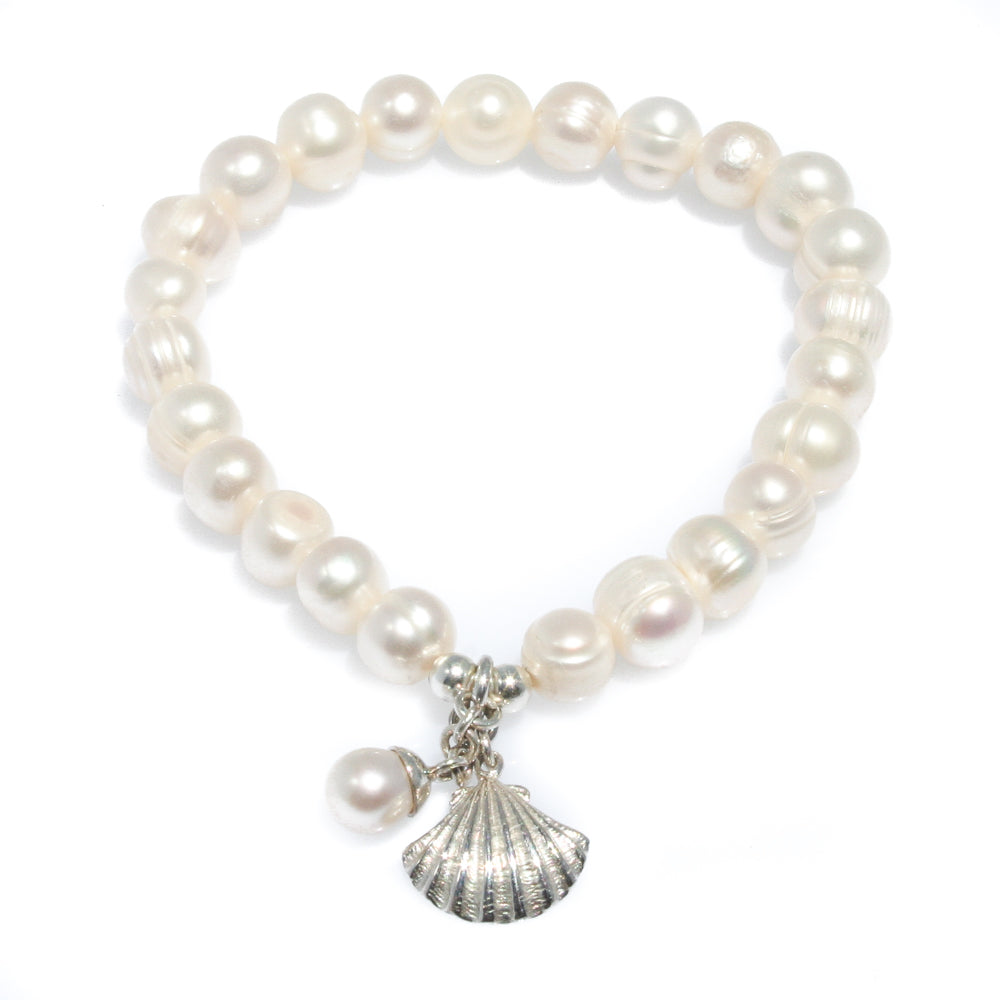 shell pearl bracelet