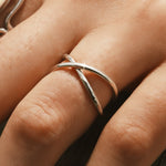 infinity silver ring