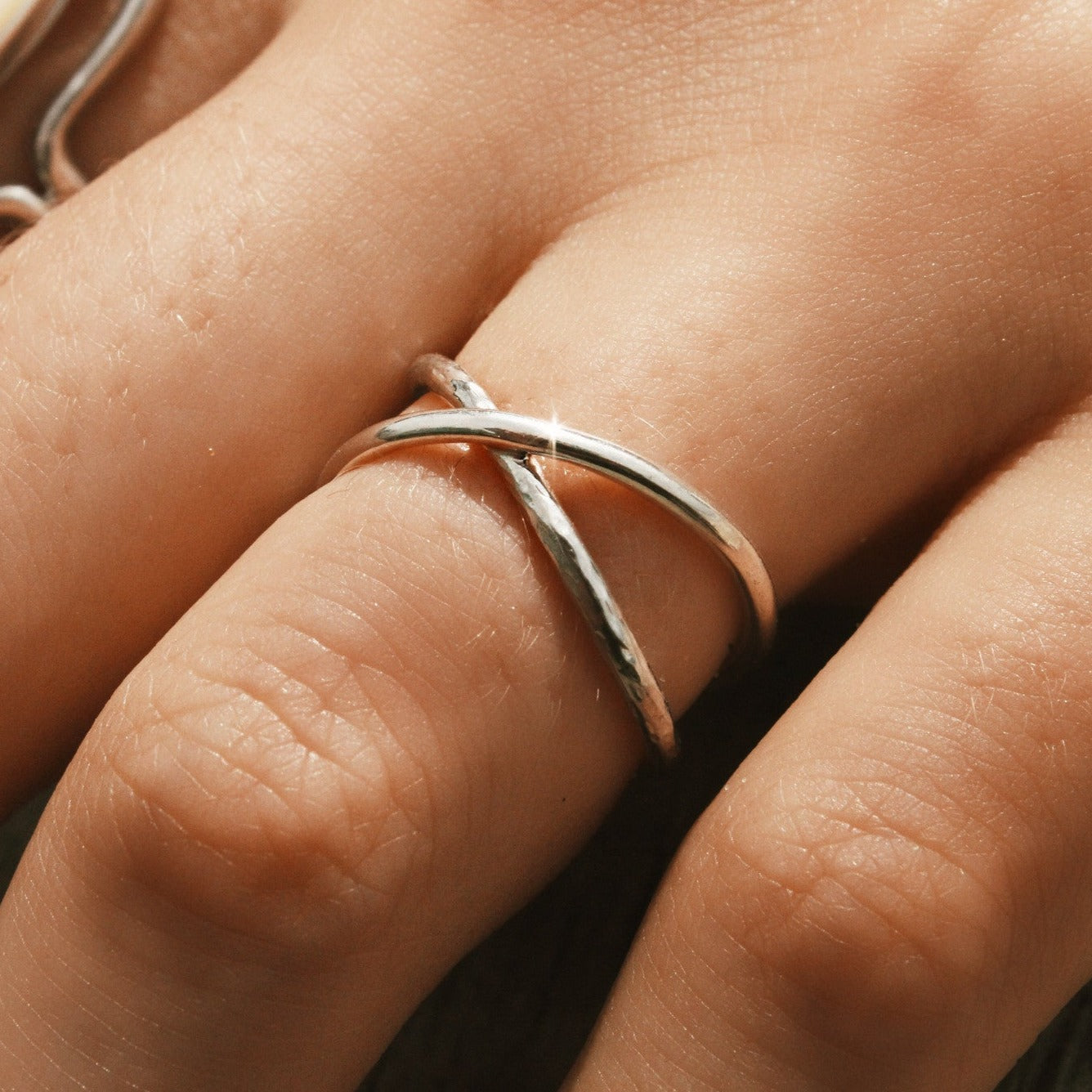 infinity silver ring