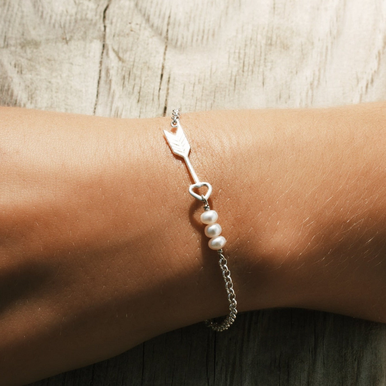 silver arrow bracelet