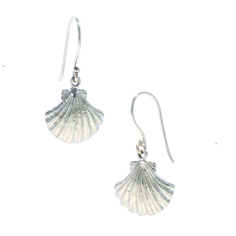 sterling silver shell earrings