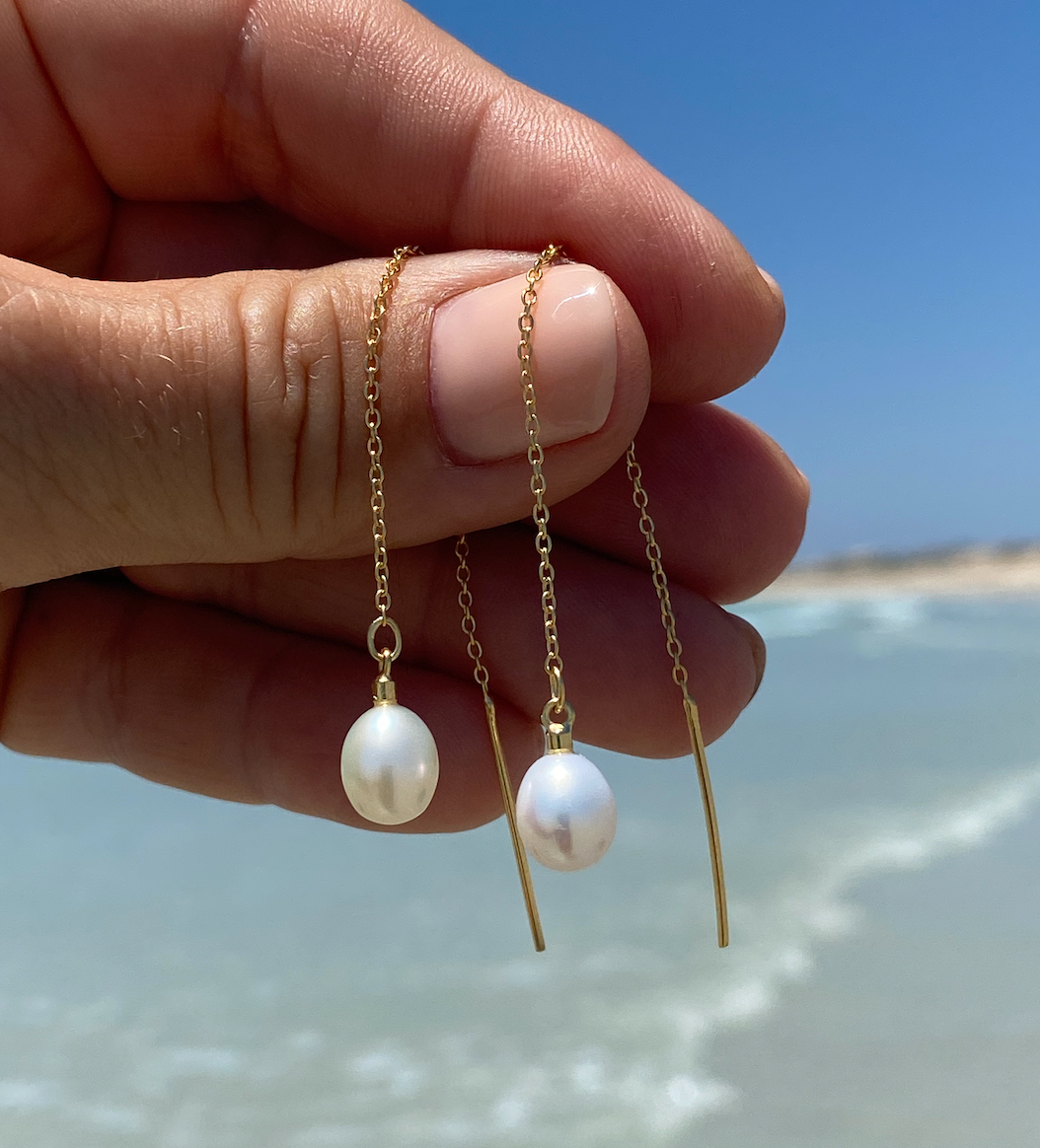 gold pearl threads