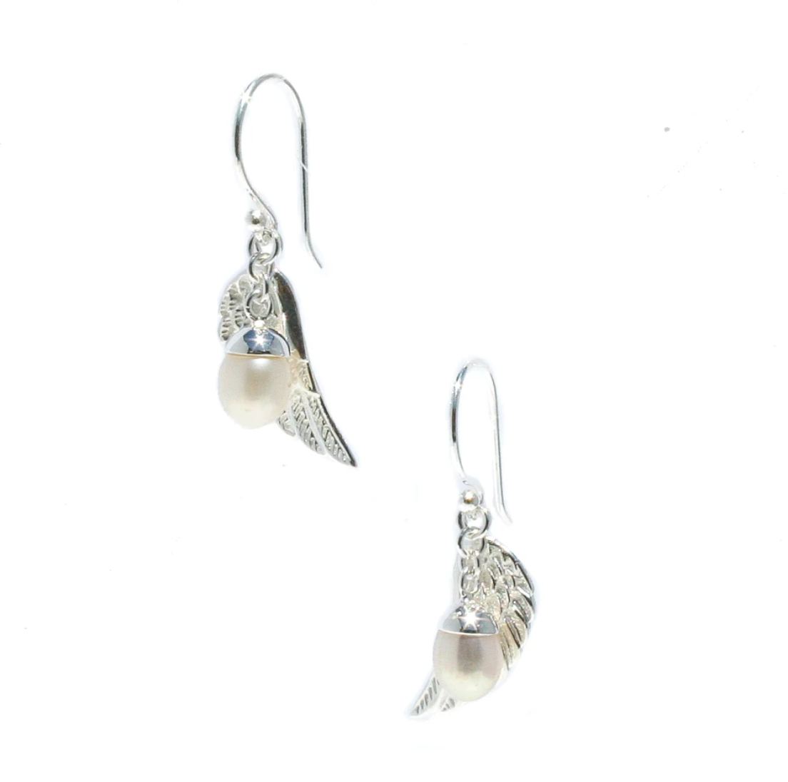 angel wing earrings