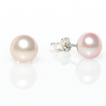 pink pearl studs