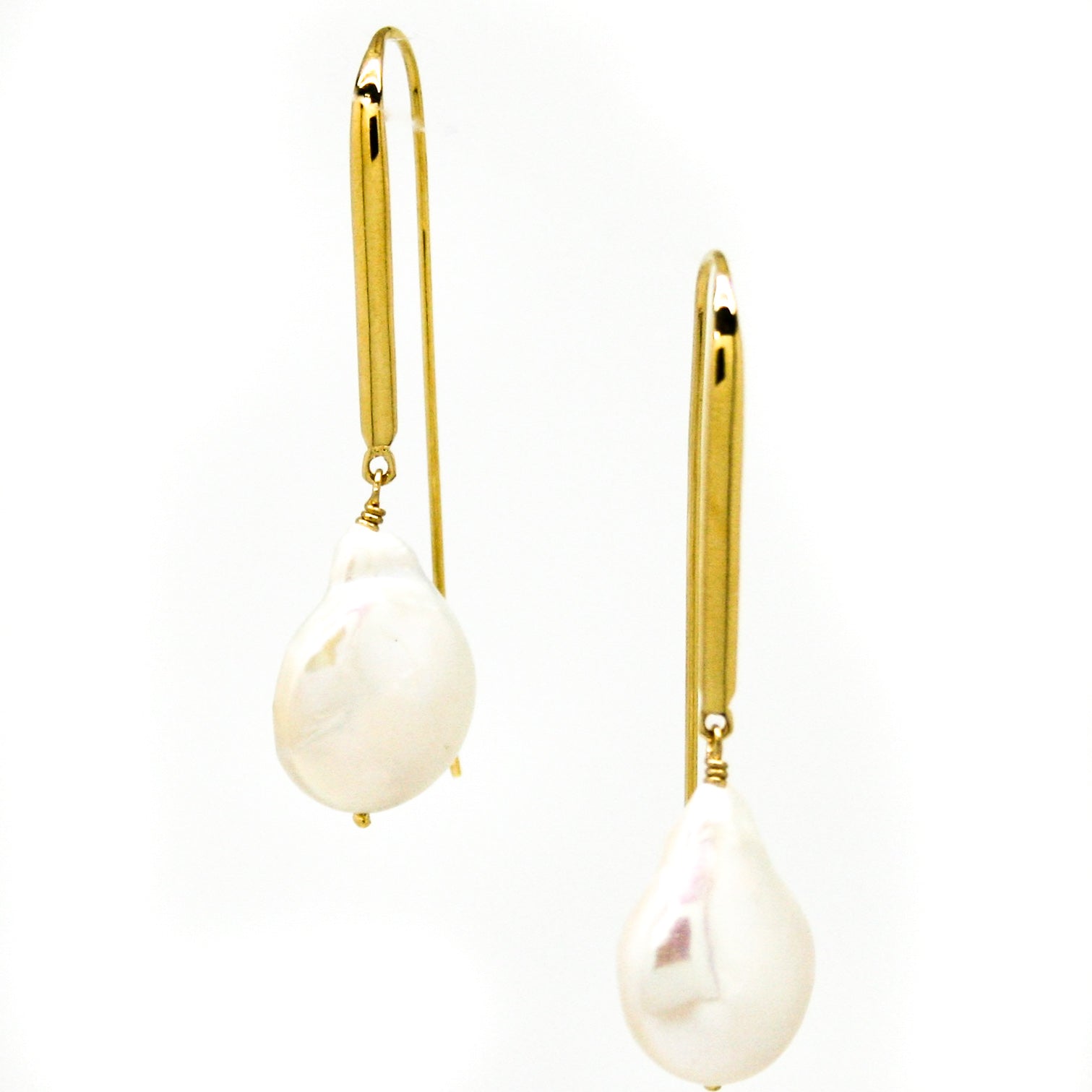 betty baroques gold hook earrings