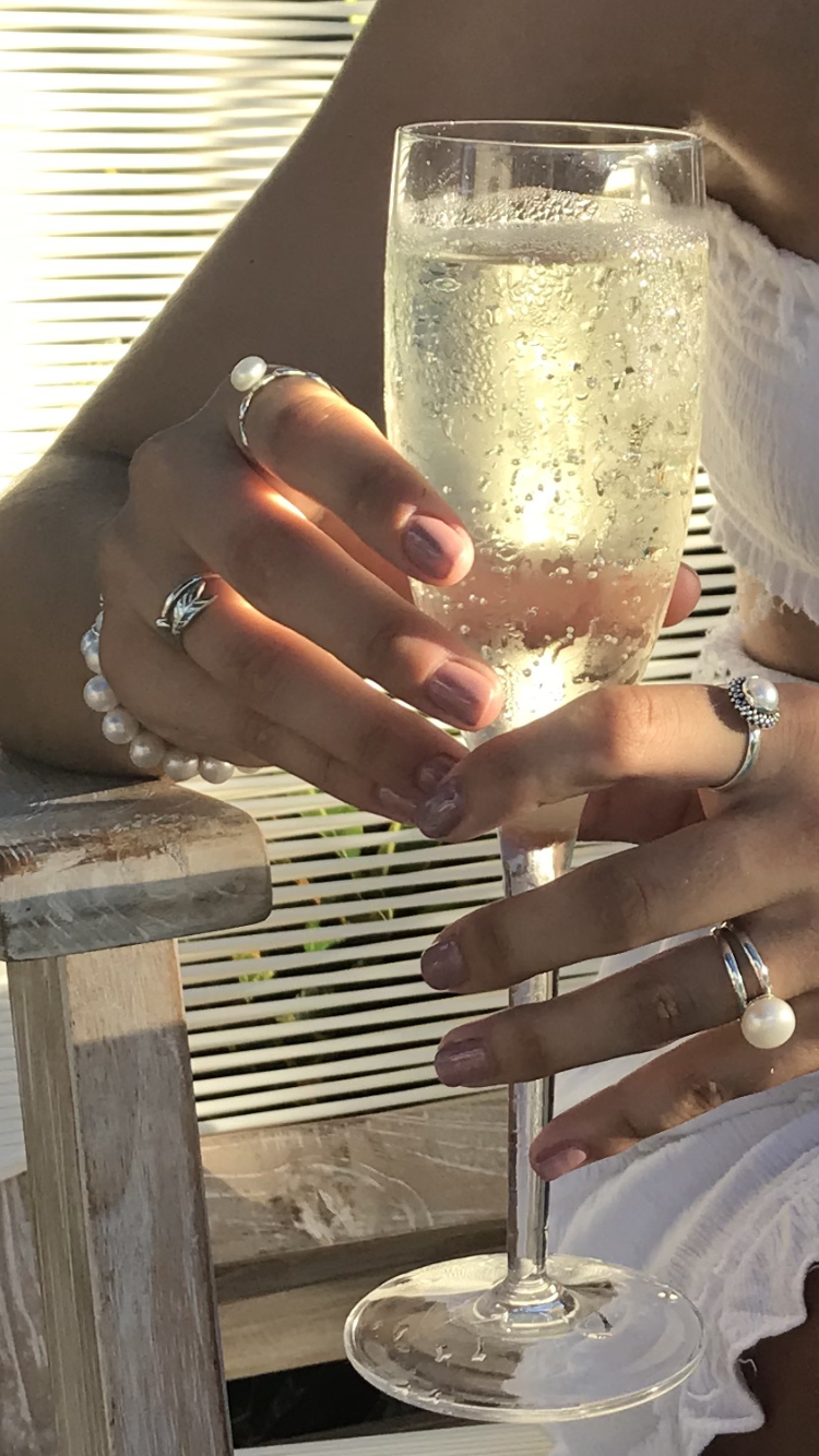 vintage pearl ring
