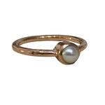rose gold dainty ring