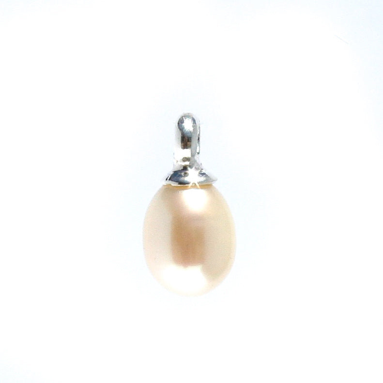 white pearl pendant