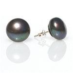 black pearl studs