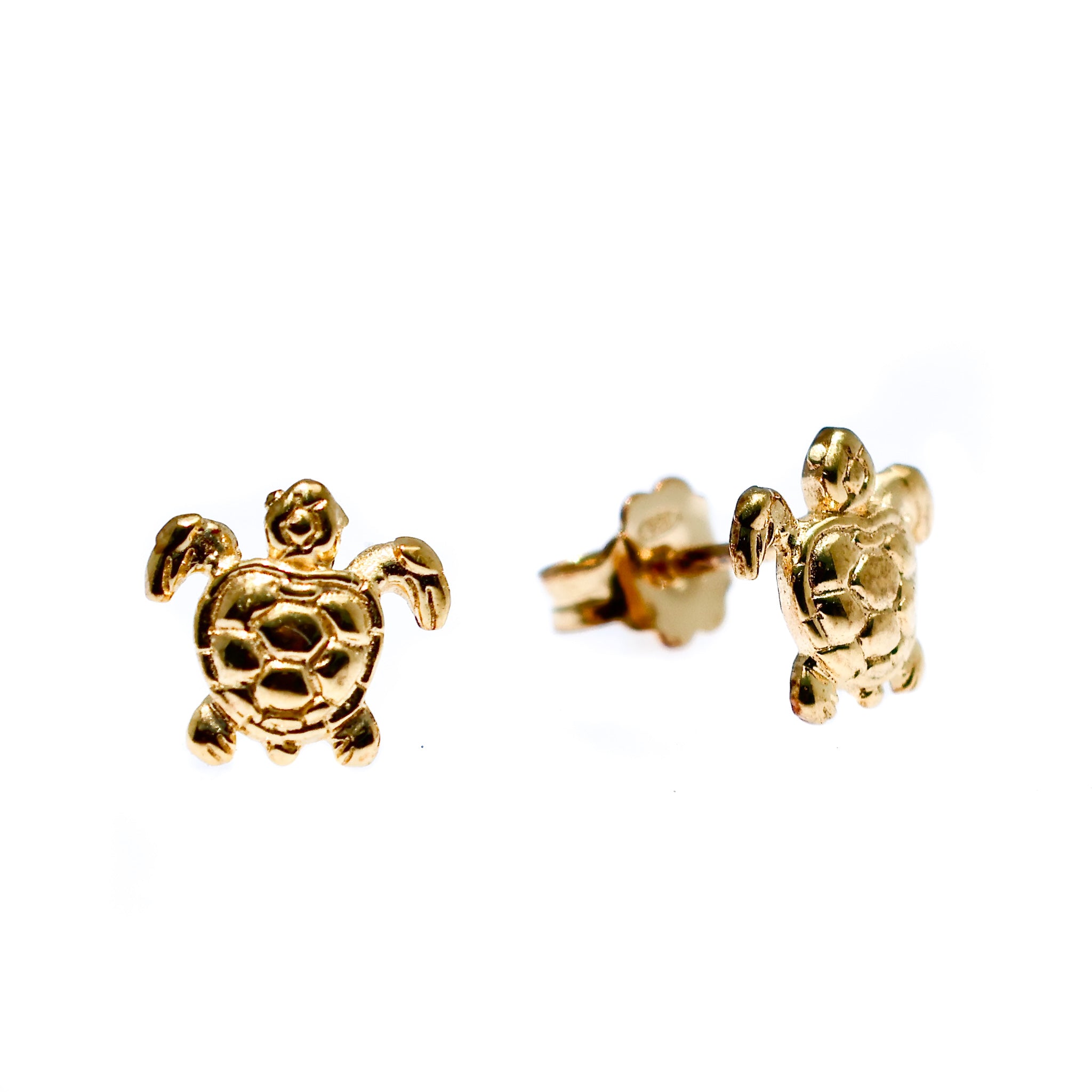 gold turtle studs