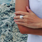 ladies pearl ring
