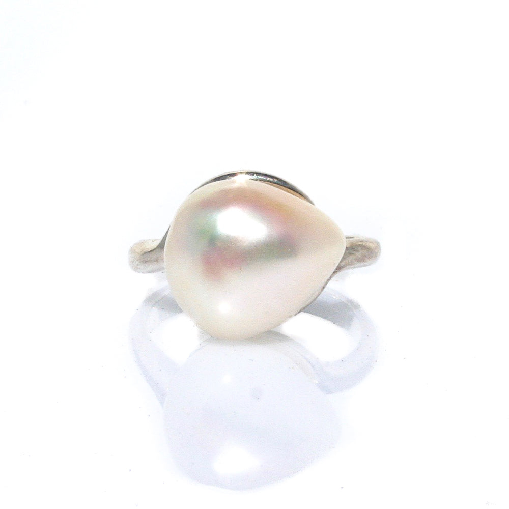 keshi pearl ring