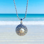 bohemian pearl pendant