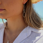 loop thread earrings