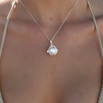pearl locket pendant