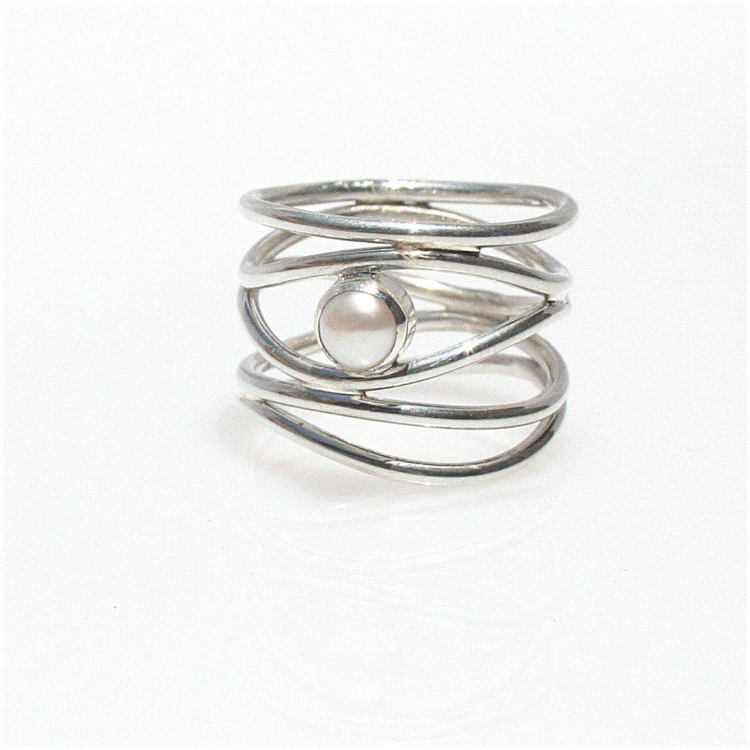 ladies broome pearl ring