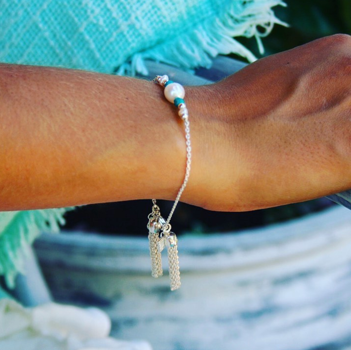  pearl tassel bracelet