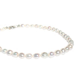 white keshi pearl necklace